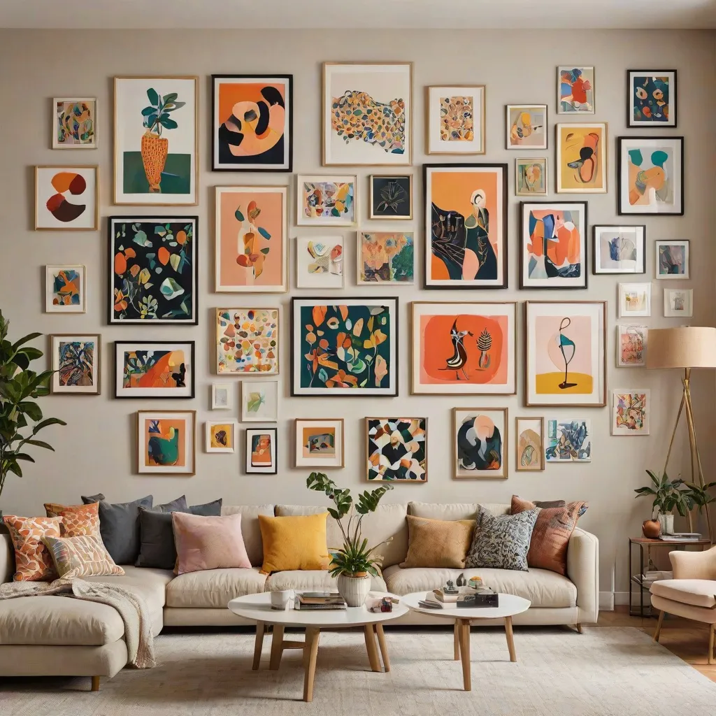 Jak dekorować ściany obrazami i grafikami