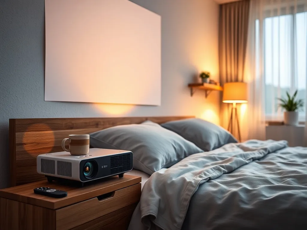 Projektor zamiast telewizora w sypialni – wady i zalety